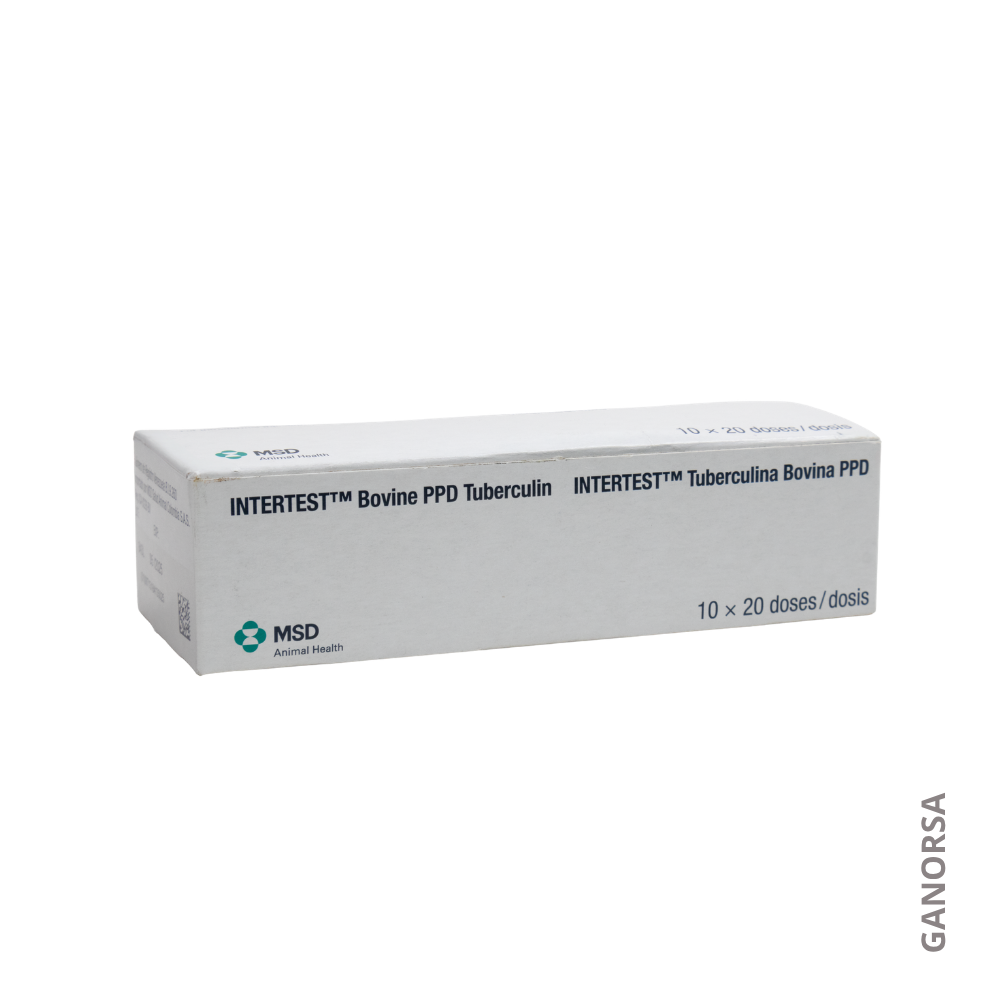 INTERTEST BOVINE PPD TUBERCULIN 10 X 20 DOSIS